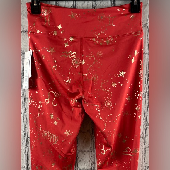 Nanette Lepore Size:L Women Play Compression Leggings Granberry/Rose Gold - Picture 4 of 11